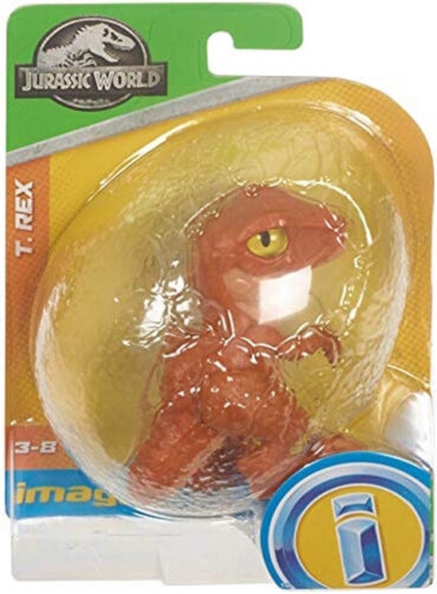 Jurassic World T-Rex Mini Dinosaur - 10 cm - Actiefiguur - Fisher Price