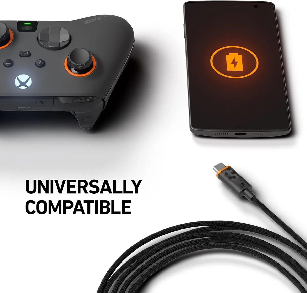 Scuf Cable USB-C Kabel - Universele USB-C kabel - 2m - Zwart