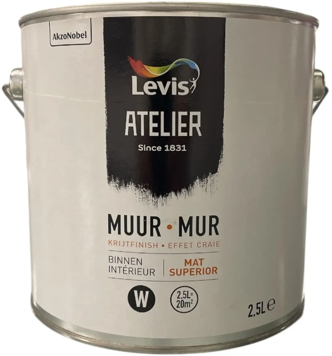 Levi's Atelier Mur Binnenverf Krijt Effect 2.5L