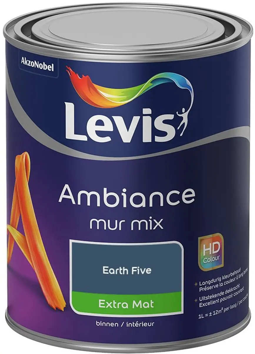 Levi's Ambiance Mur Extra Mat Mix Earth Five Mengverf 1L