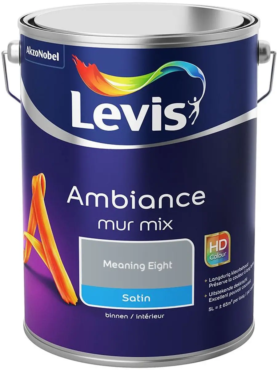 Levi's Ambiance Mur Satin Mix Meaning Eight Mengverf 5L