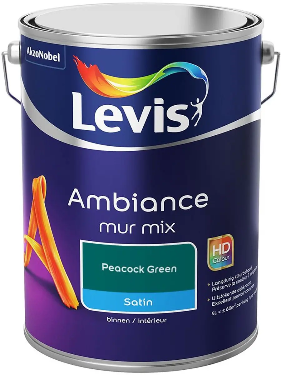 Levi's Ambiance Mur Satin Mix Peacock Green