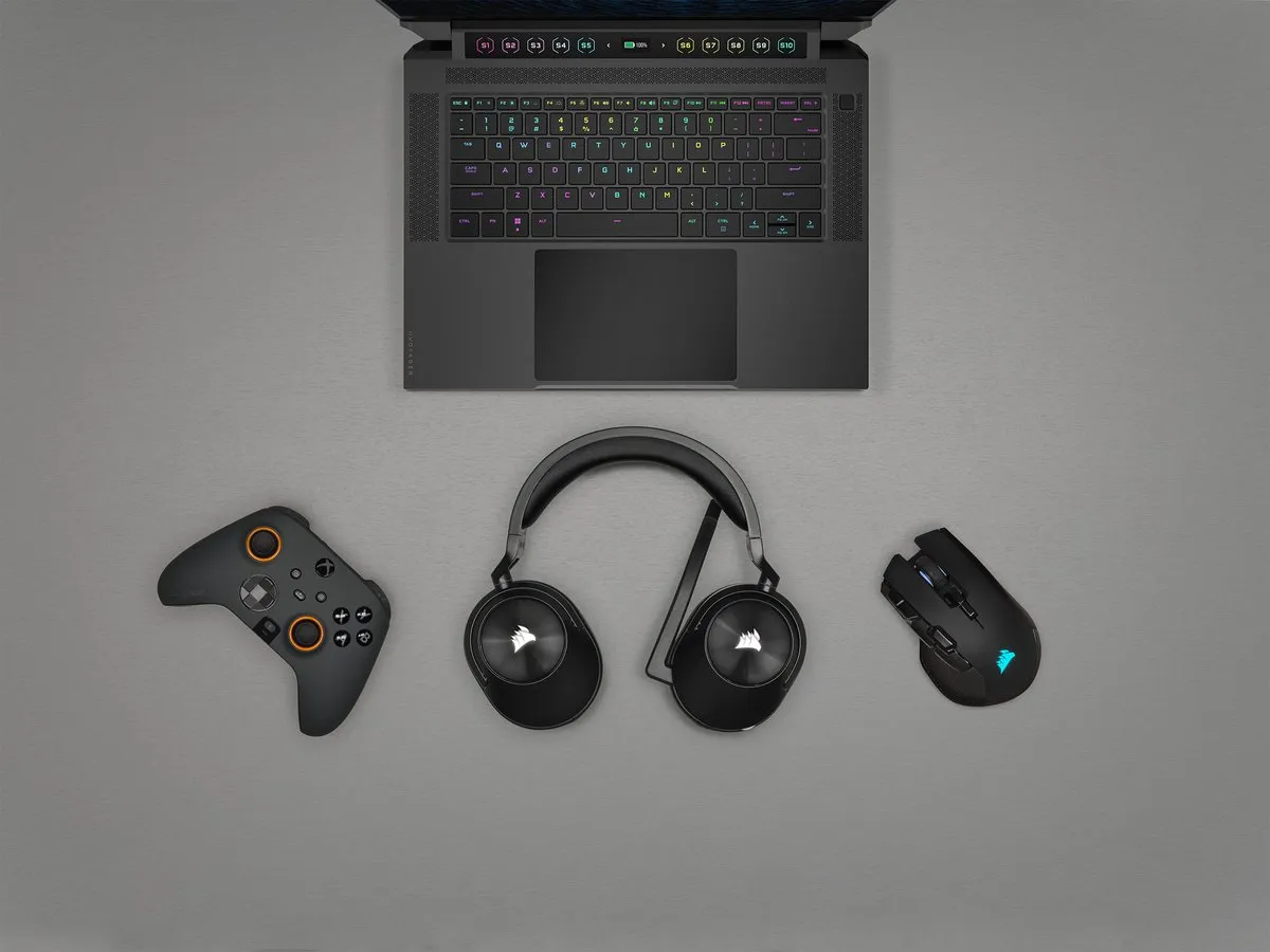 Corsair HS55 Carbon Draadloze Gaming Headset - 50mm Drivers - afbeelding 6 van 6