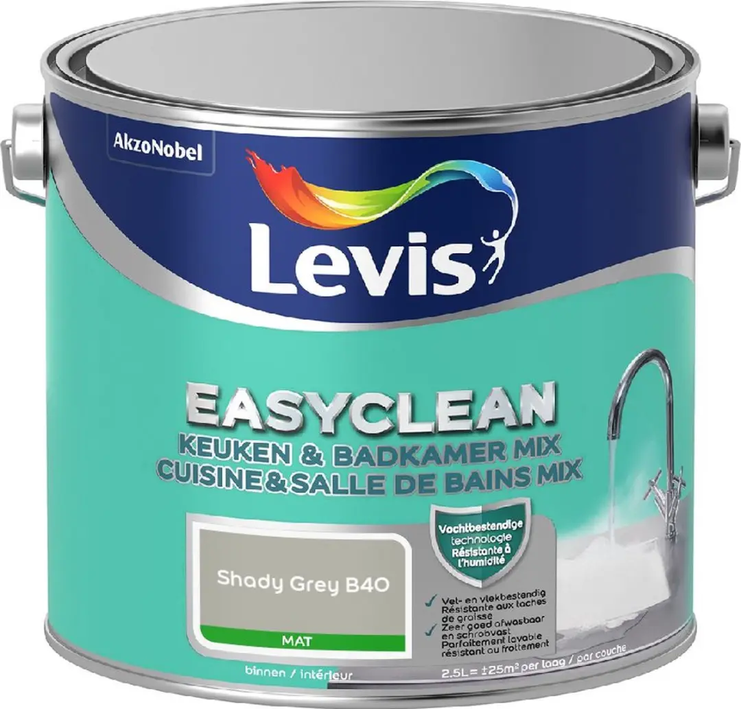 Levi's Easyclean Mengverf Shady Grey B40