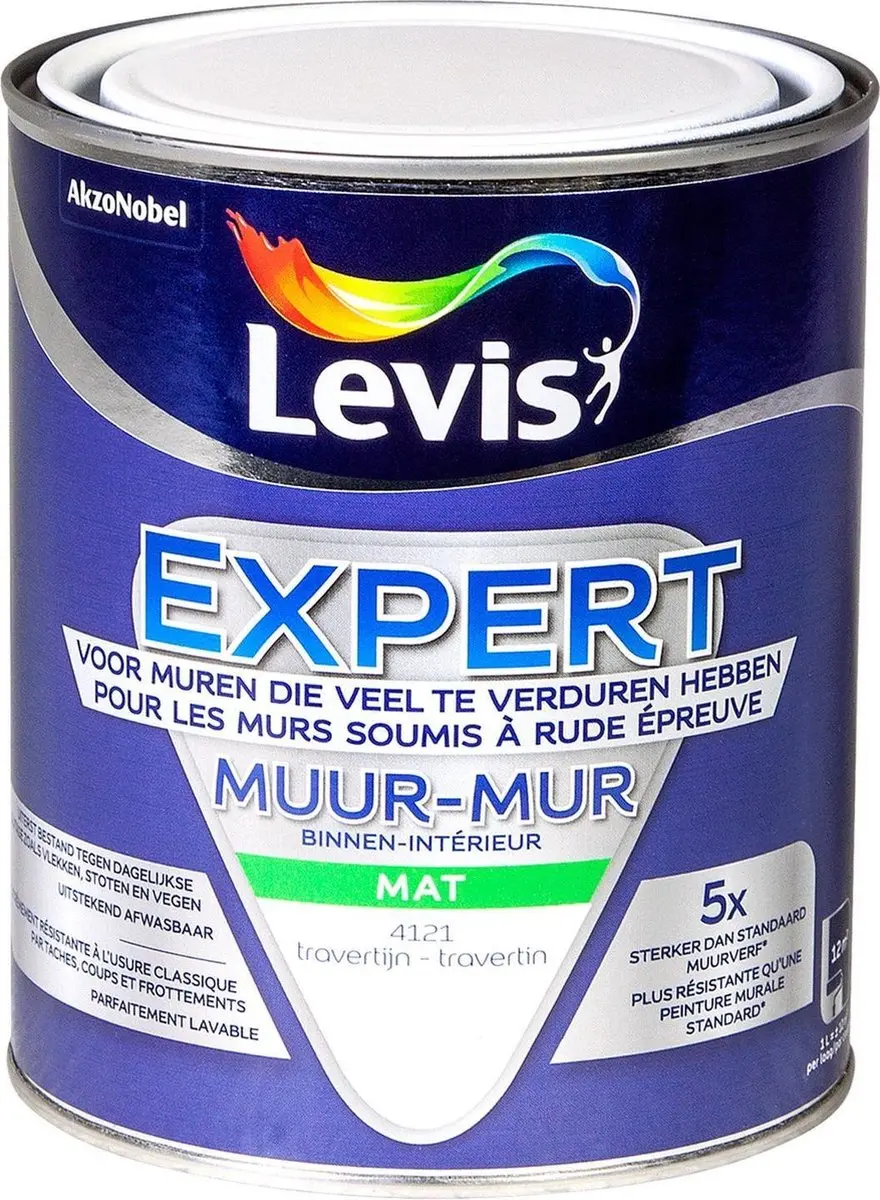Levi's Expert Muurverf Mat Travertijn 1L