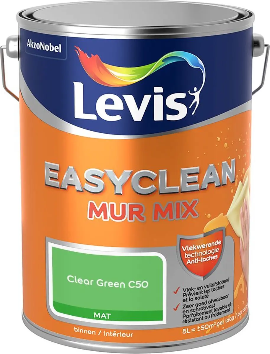Levi's Easyclean Mur Mat Mix Clear Green C50