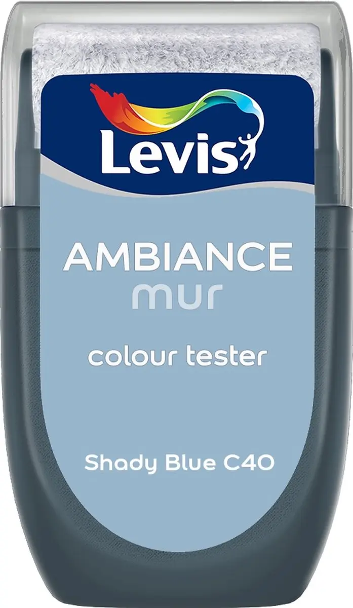 Levi's Muurverf Kleurtester Shady Blue C40