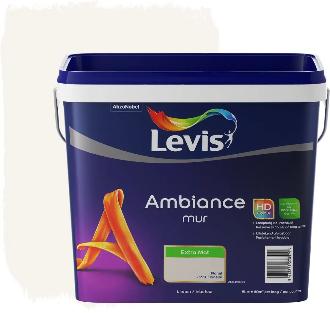 Levis Ambiance Mur Extra Mat - Flanel - 5 L