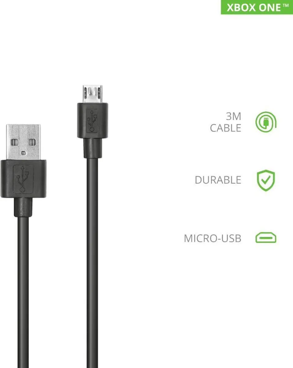 GXT 224X - Xbox One oplaadkabel - 3 meter