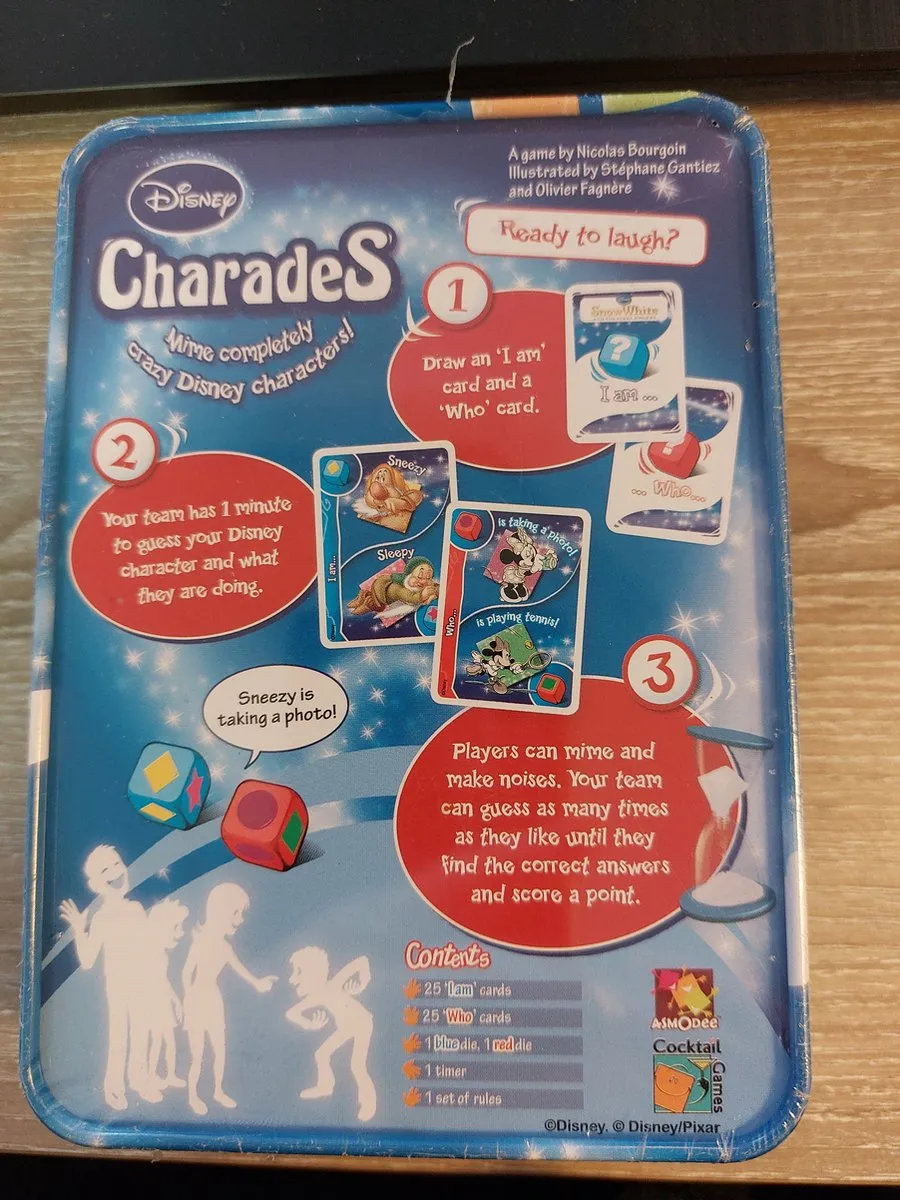 Disney Charades Party Spel
