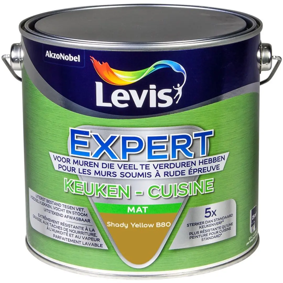 Levi's Expert Keuken Mix Shady Yellow B80 Mengverf 2,5L