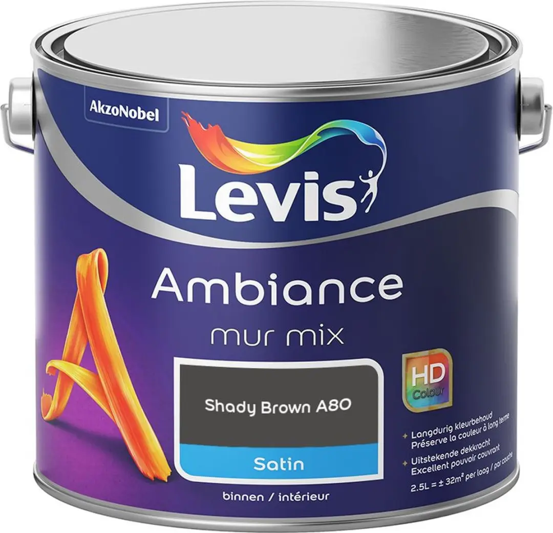 Levi's Ambiance Mur Satin Mix Mengverf 2,5L