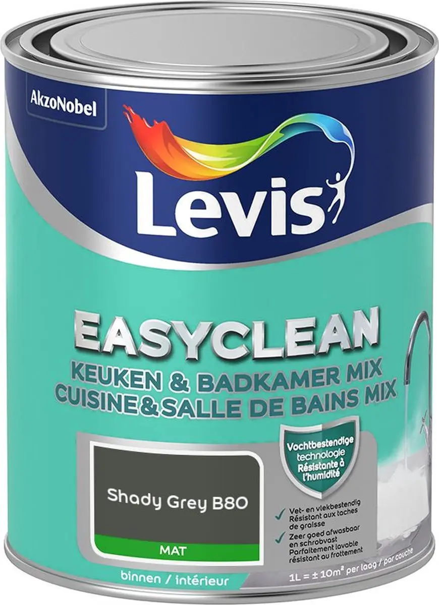 Levi's Easyclean Mengverf Shady Grey B80