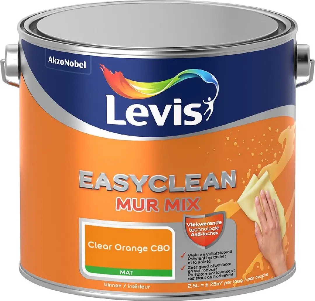 Levi's Easyclean Mur Mat Mix Clear Orange C80