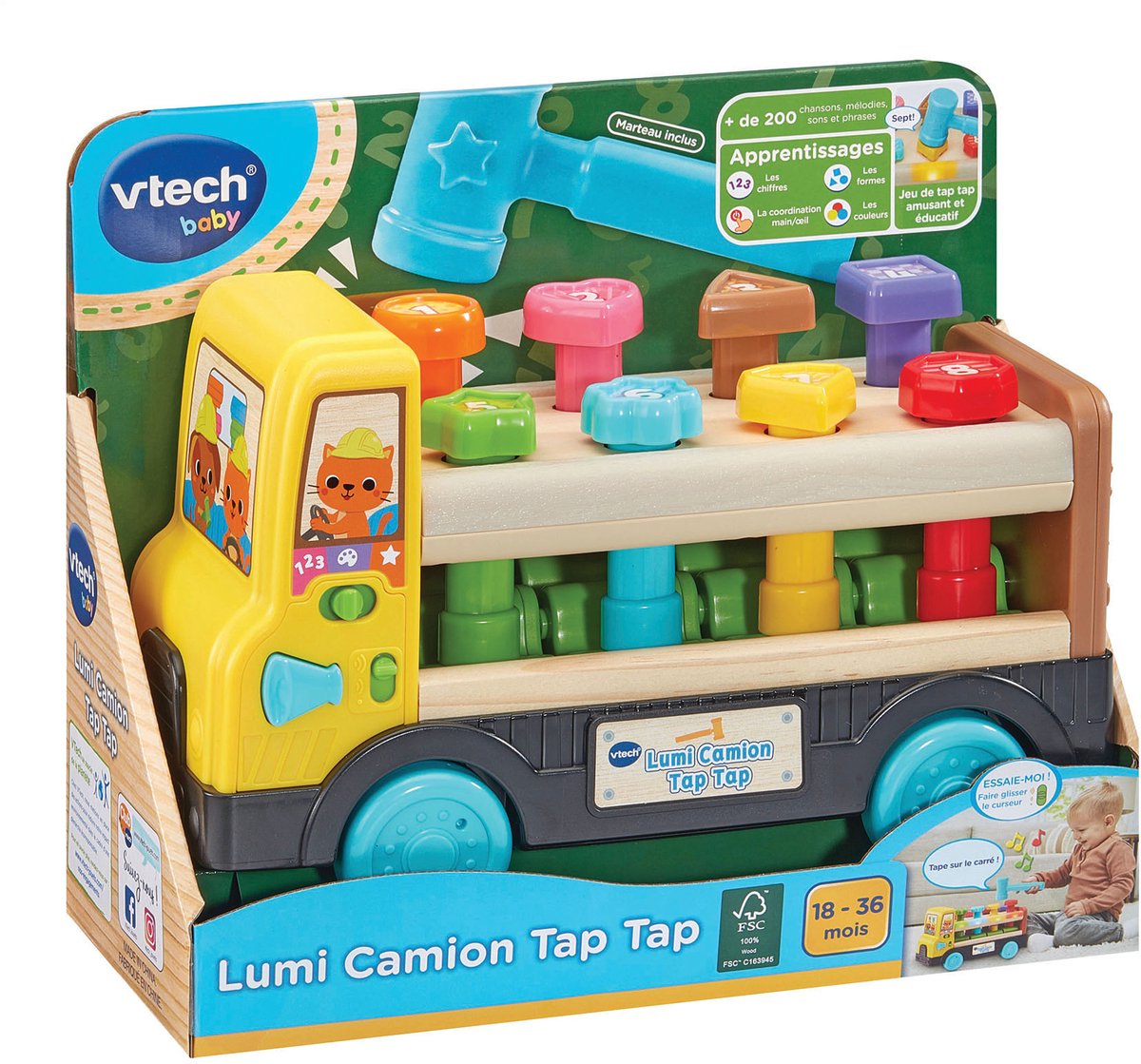 VTech 80-619505, 1,5 jaar, Batterijen vereist, AAA, Kunststof, Meerkleurig