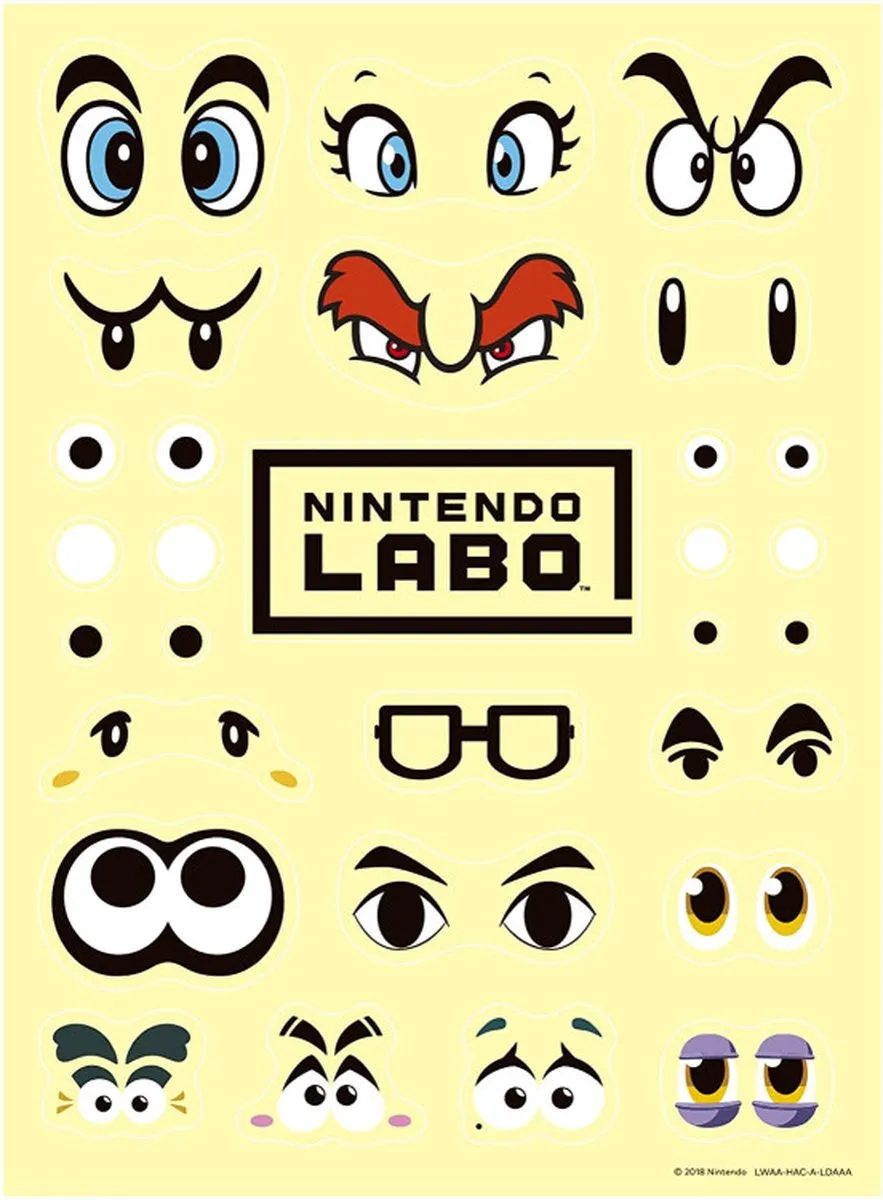 Nintendo Labo Customisation Set Controller Skin - Multi - afbeelding 6 van 6