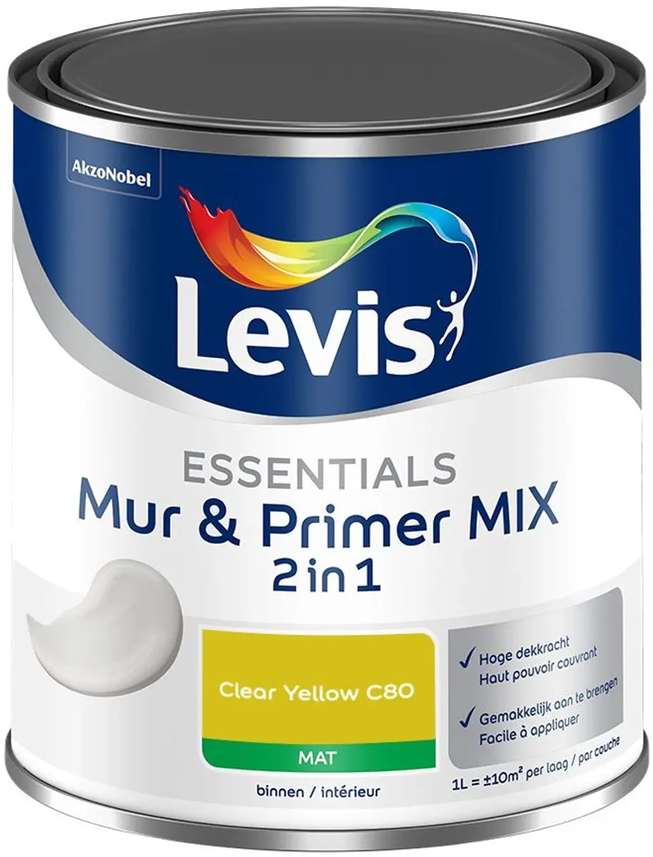 Levi's Essentials Mur & Primer Mix Clear Yellow C80 Mengverf 1L