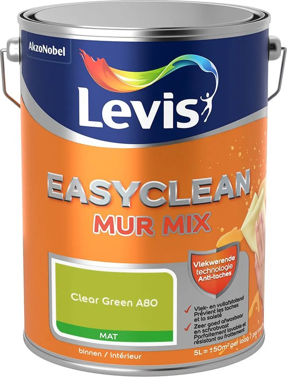 Levi's Easyclean Mur Mat Mix Clear Green A80