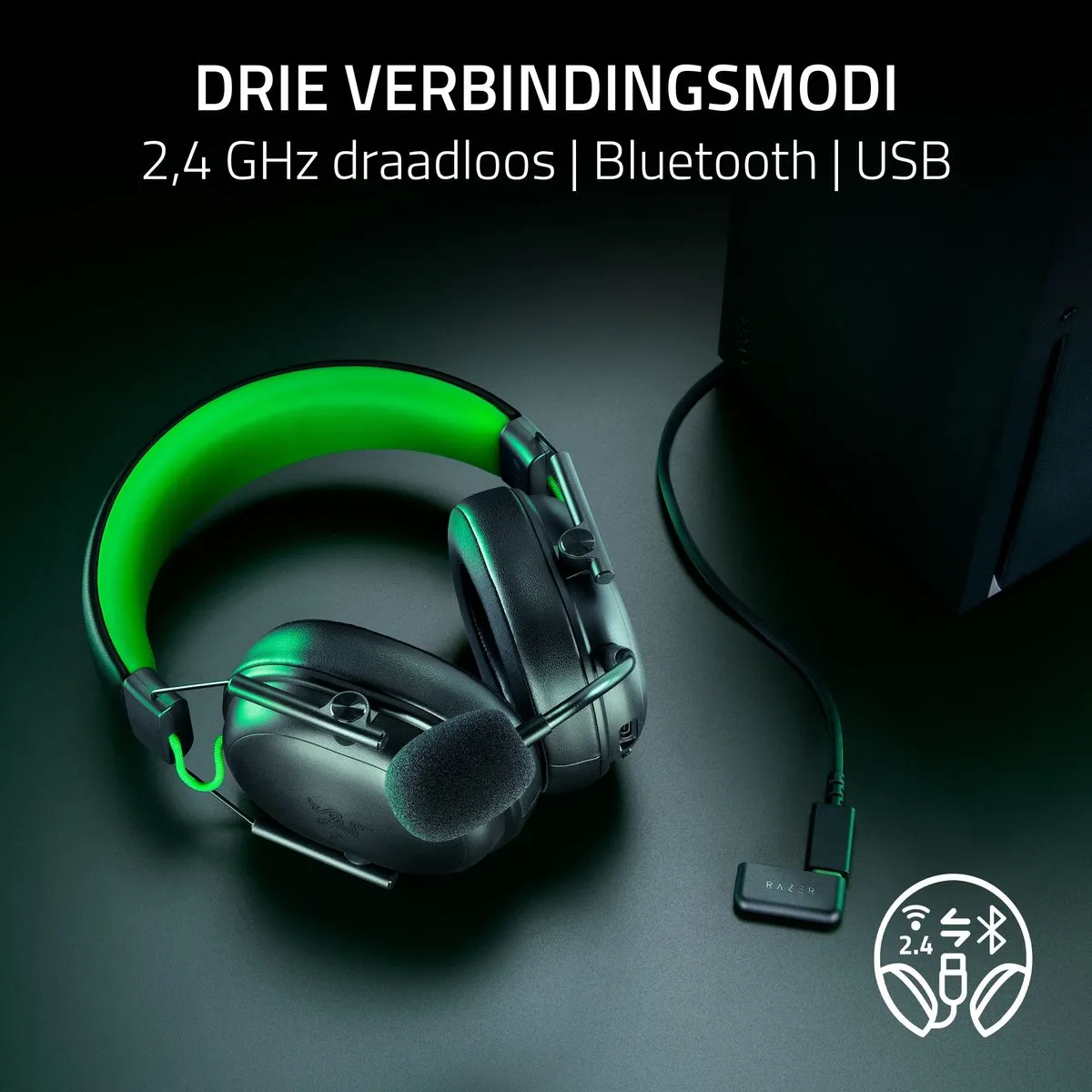 Razer BlackShark V3 X Hyperspeed Gaming Headset - Zwart