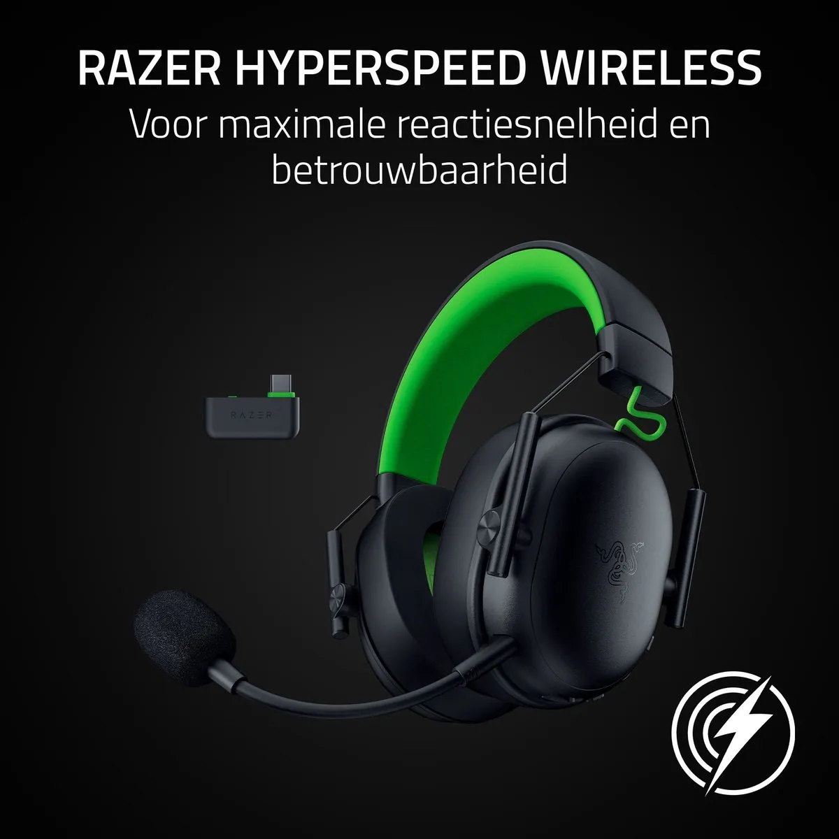 Razer BlackShark V3 X Hyperspeed Gaming Headset - Zwart