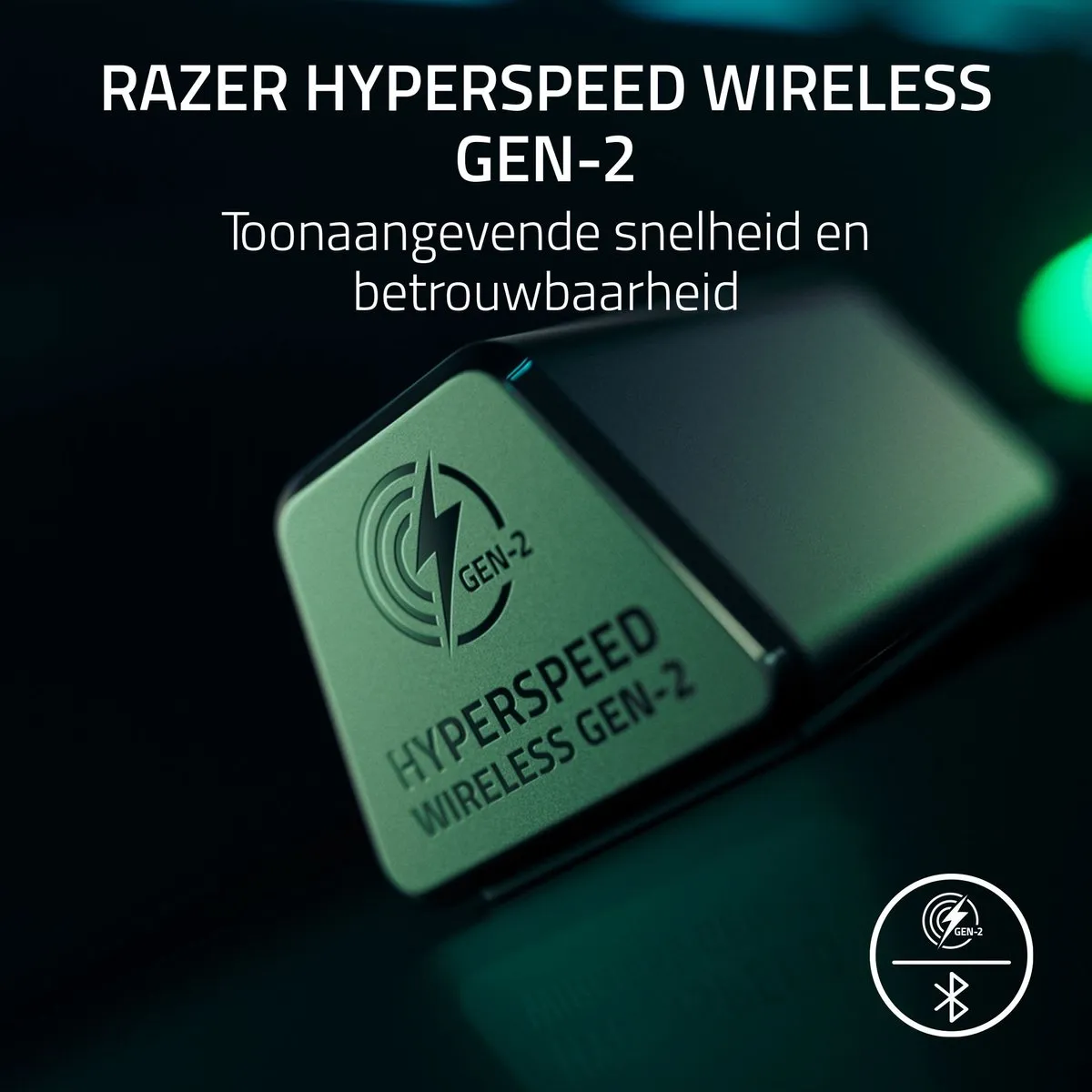 Razer BlackShark V3 Draadloze Gaming Headset 7.1 - Zwart