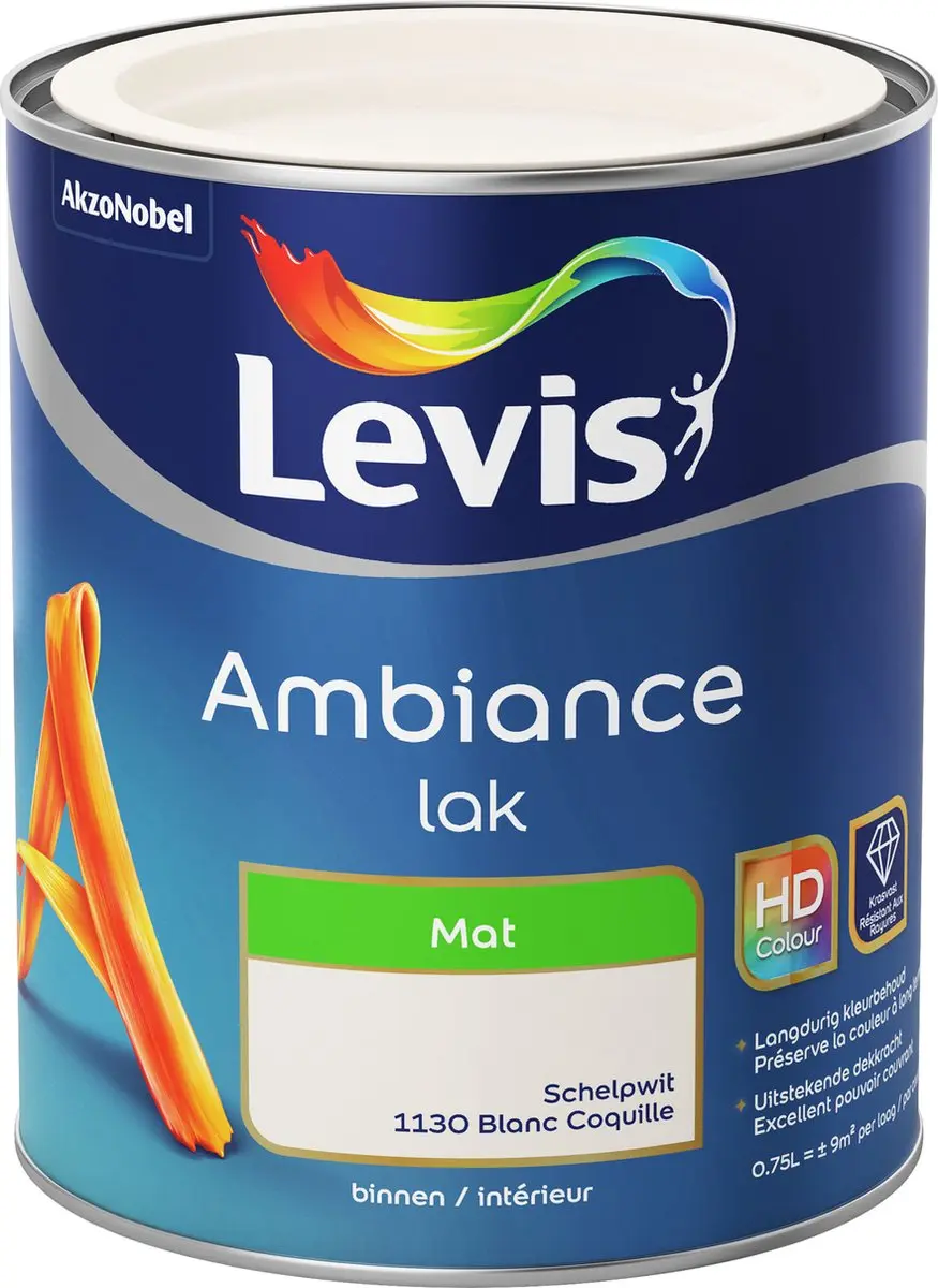 Levi's Ambiance Lak Mat Schelpwit 0,75L