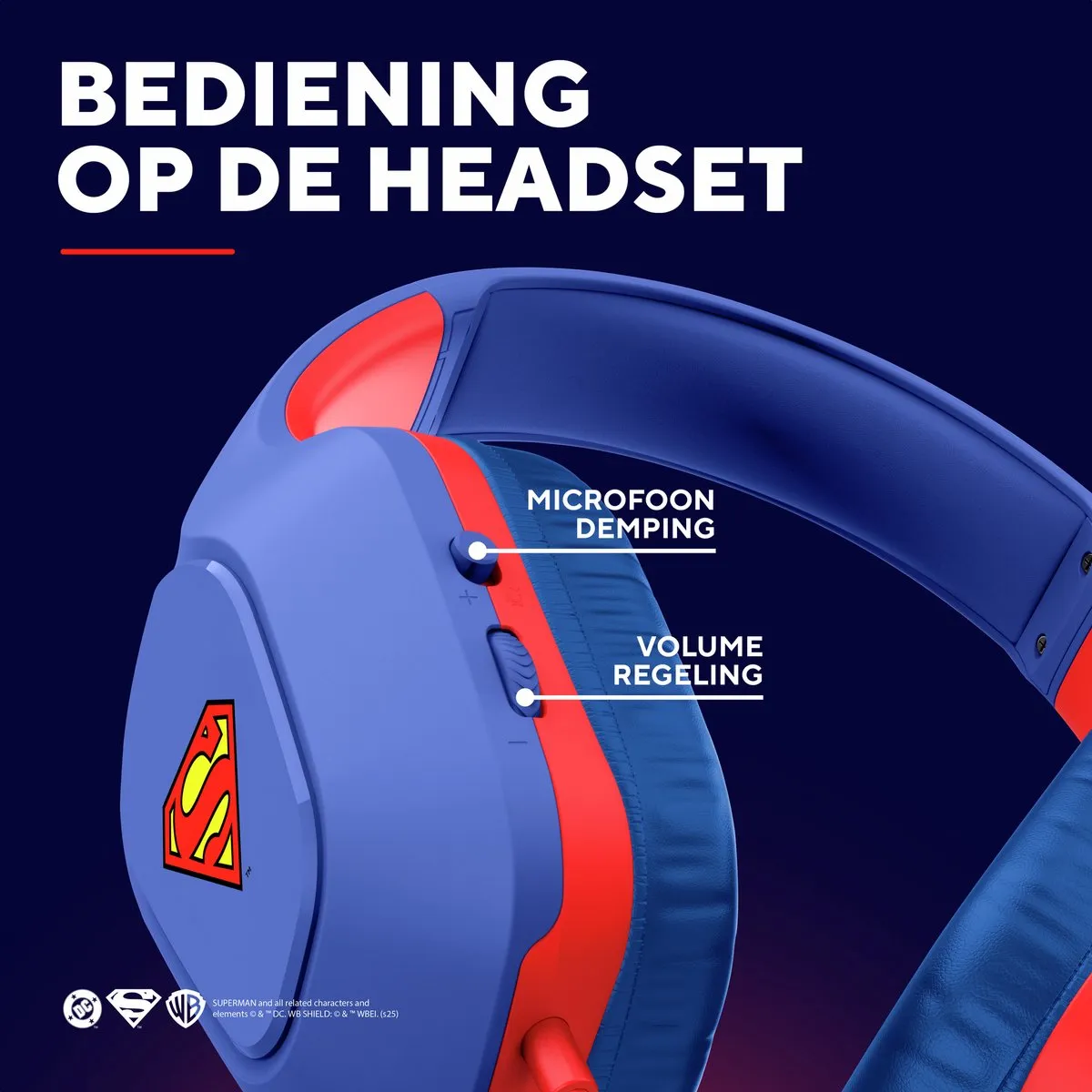 Trust GXT 415SM Zirox Superman Gaming Headset - 50mm - PC/PS/Xbox/Switch
