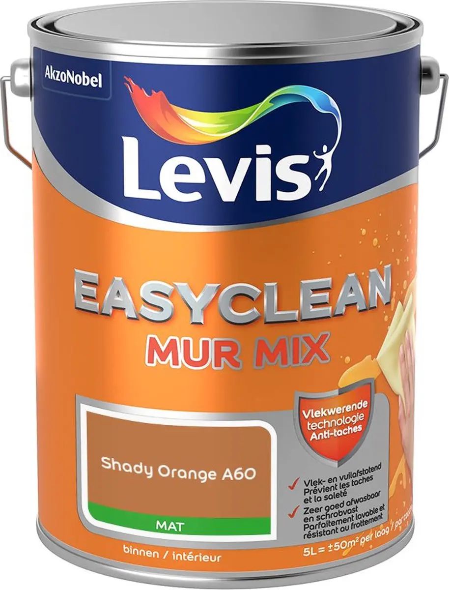 Levi's Easyclean Mur Mat Mix Shady Orange A60