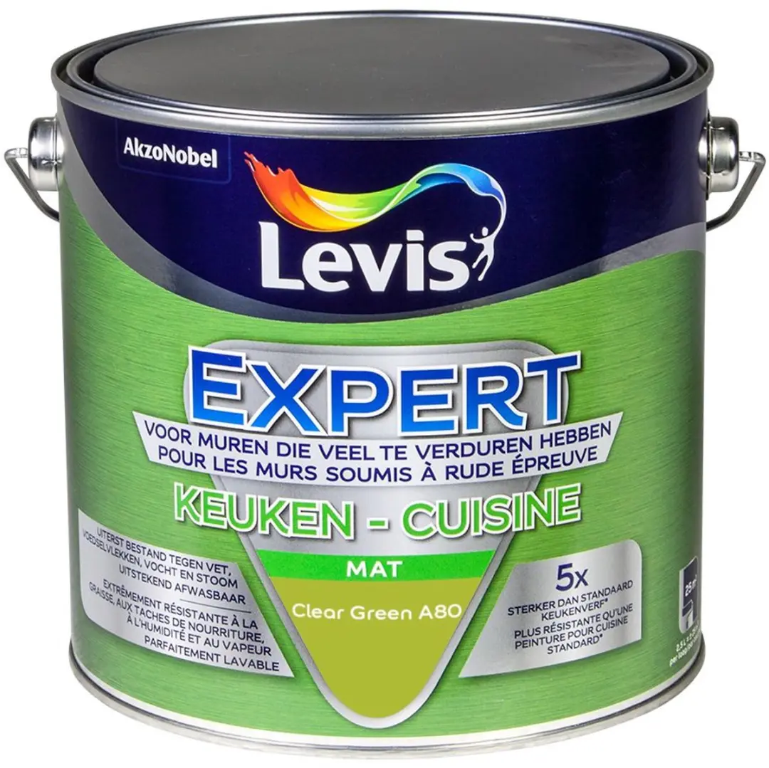 Levi's Expert Keuken Mix Clear Green A80 Mengverf 2,5L