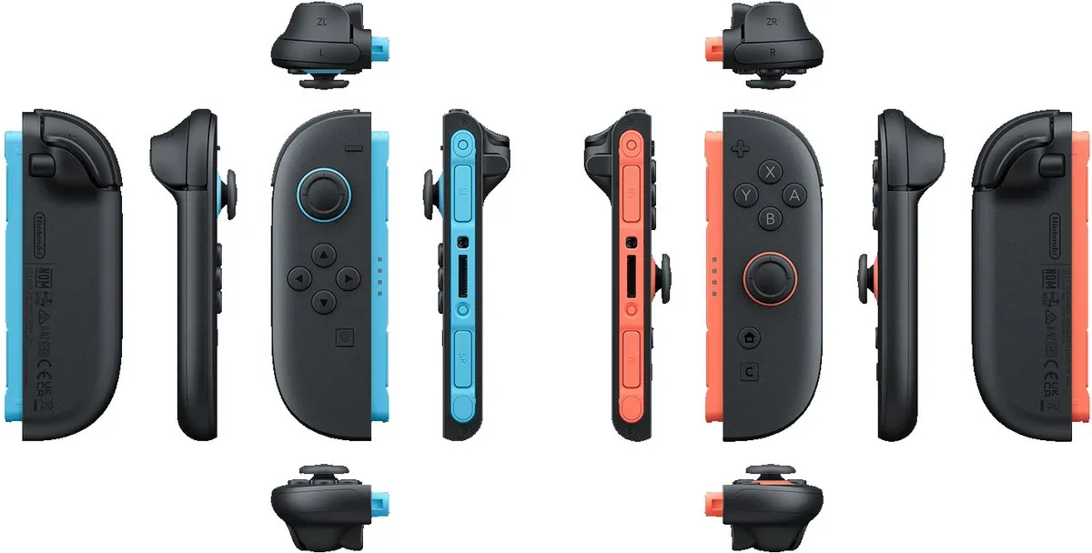 Nintendo Switch 2 Joy-Con Controller Paar - Rood/Blauw