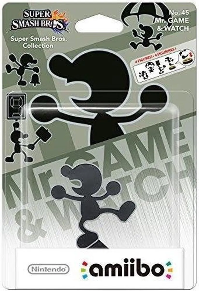 Nintendo amiibo Super Smash Bros Game & Watch Figuur