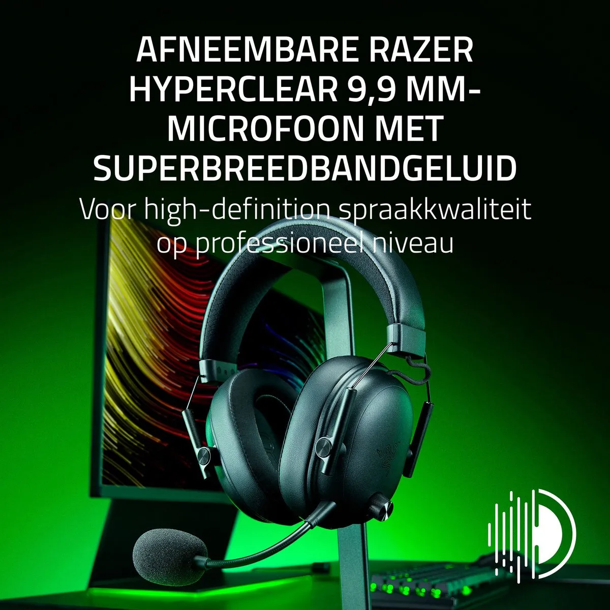 Razer BlackShark V3 Draadloze Gaming Headset RZ04-05410100-R3M1 - Zwart