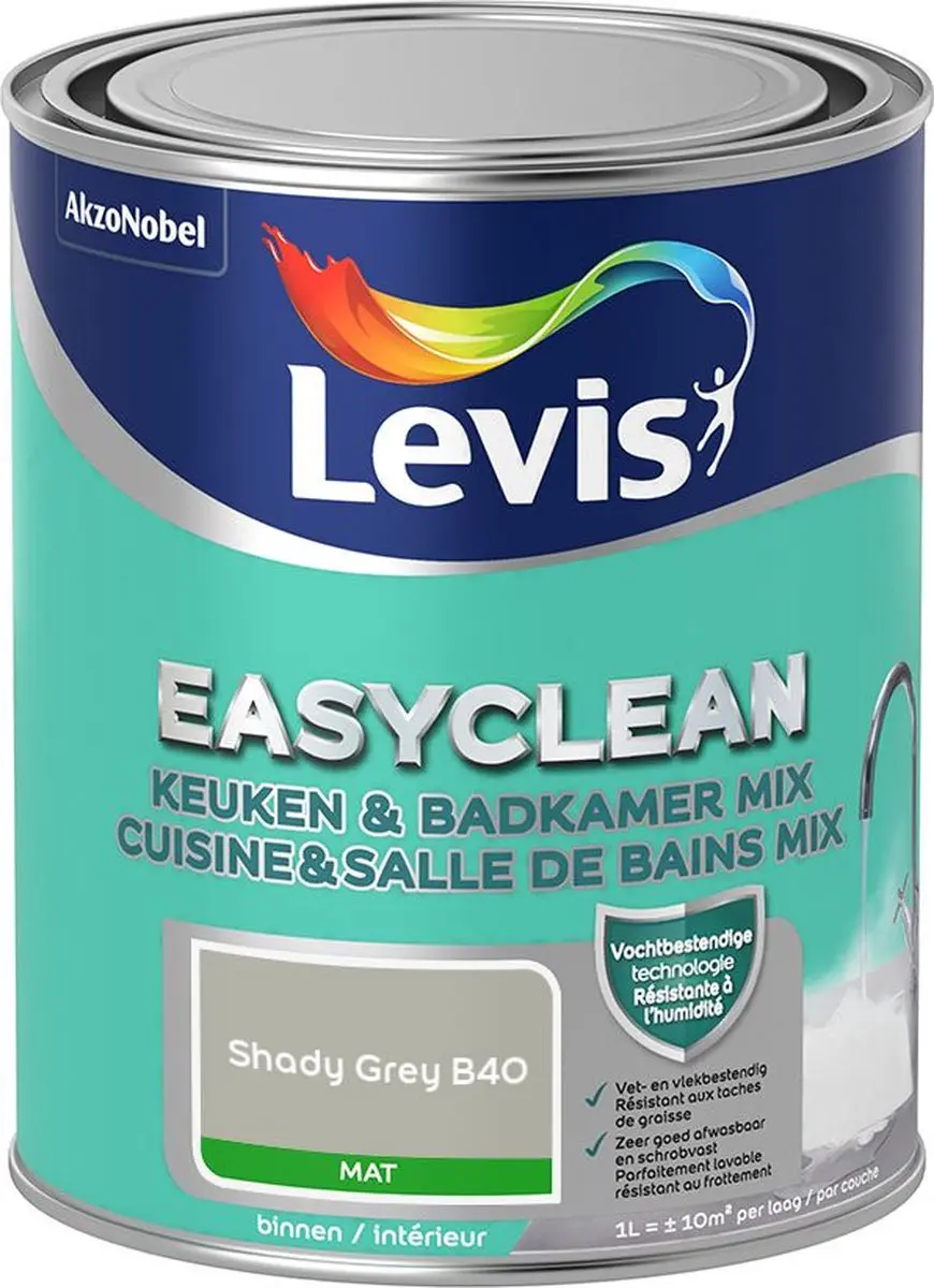 Levi's Easyclean Mengverf Shady Grey B40