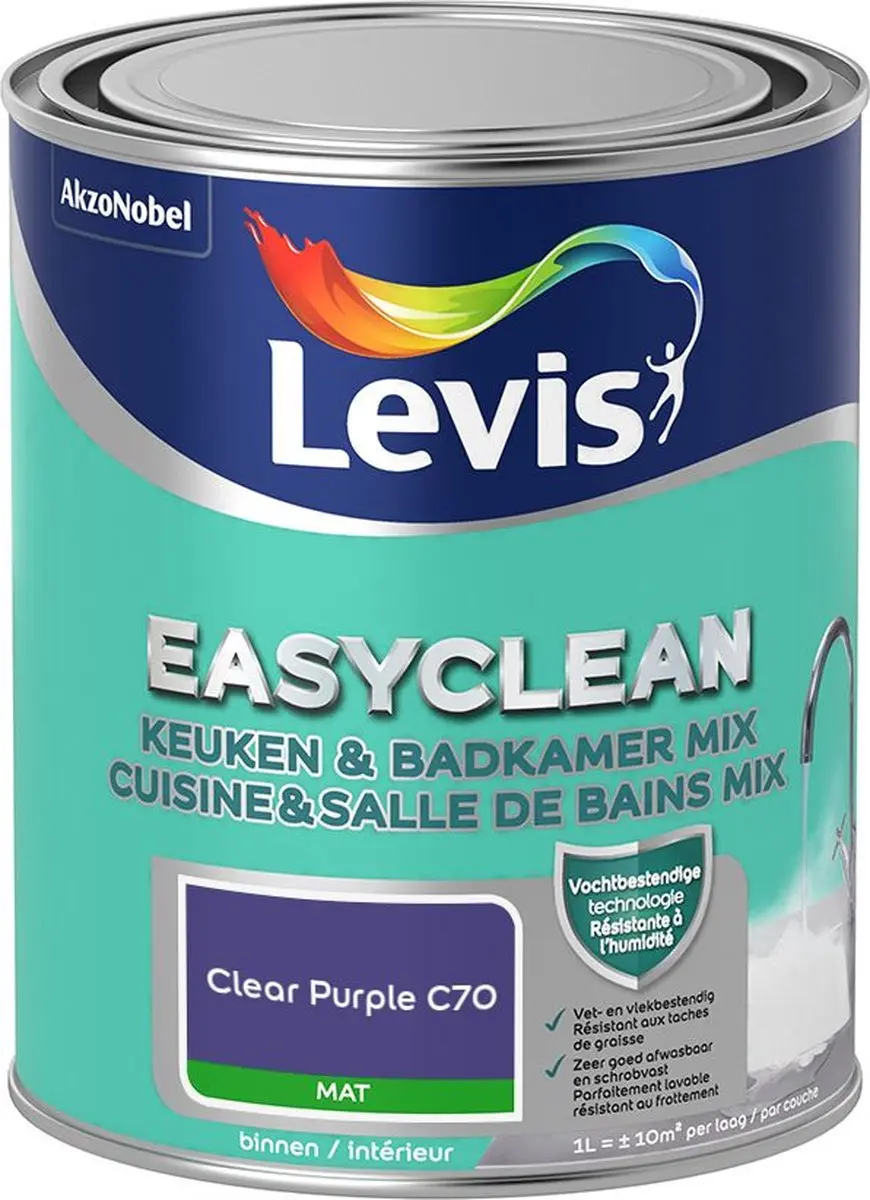 Levi's Easyclean Mengverf Clear Purple C70