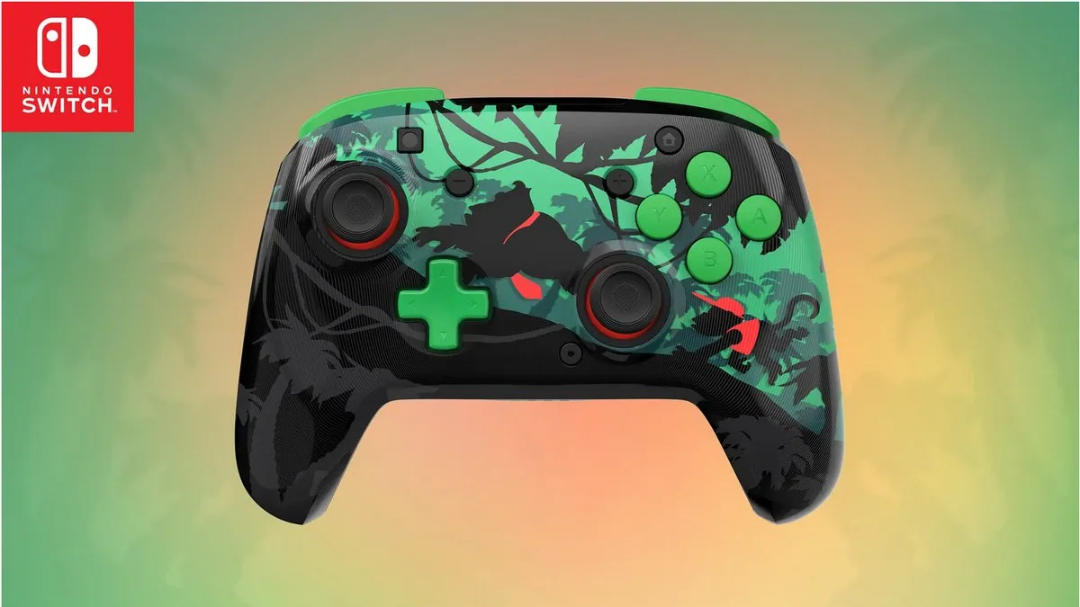 Turtle Beach Rematch Advanced TBC-8101-55 Draadloze Controller - Nintendo Switch - Donkey Kong - Zwart/Groen