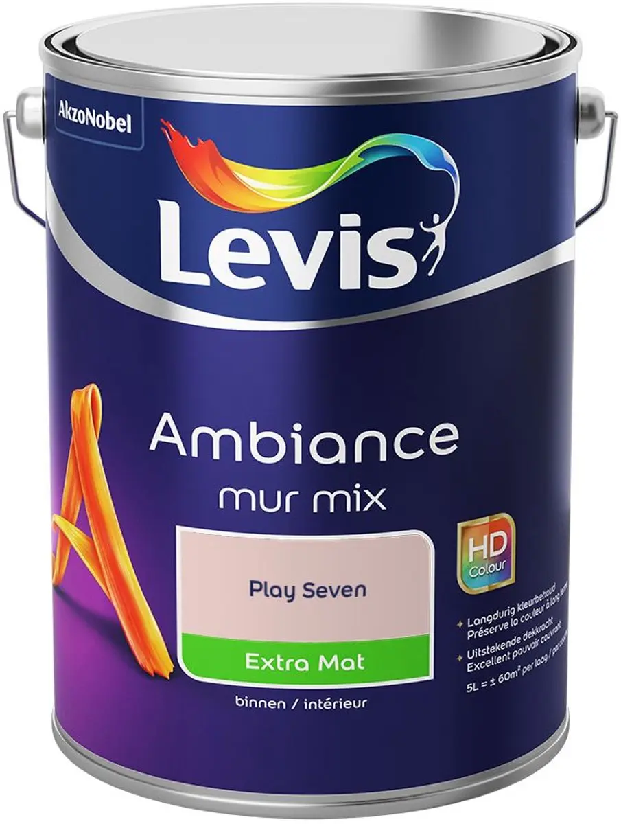 Levi's Ambiance Mur Extra Mat Mix Play Seven Mengverf 5L