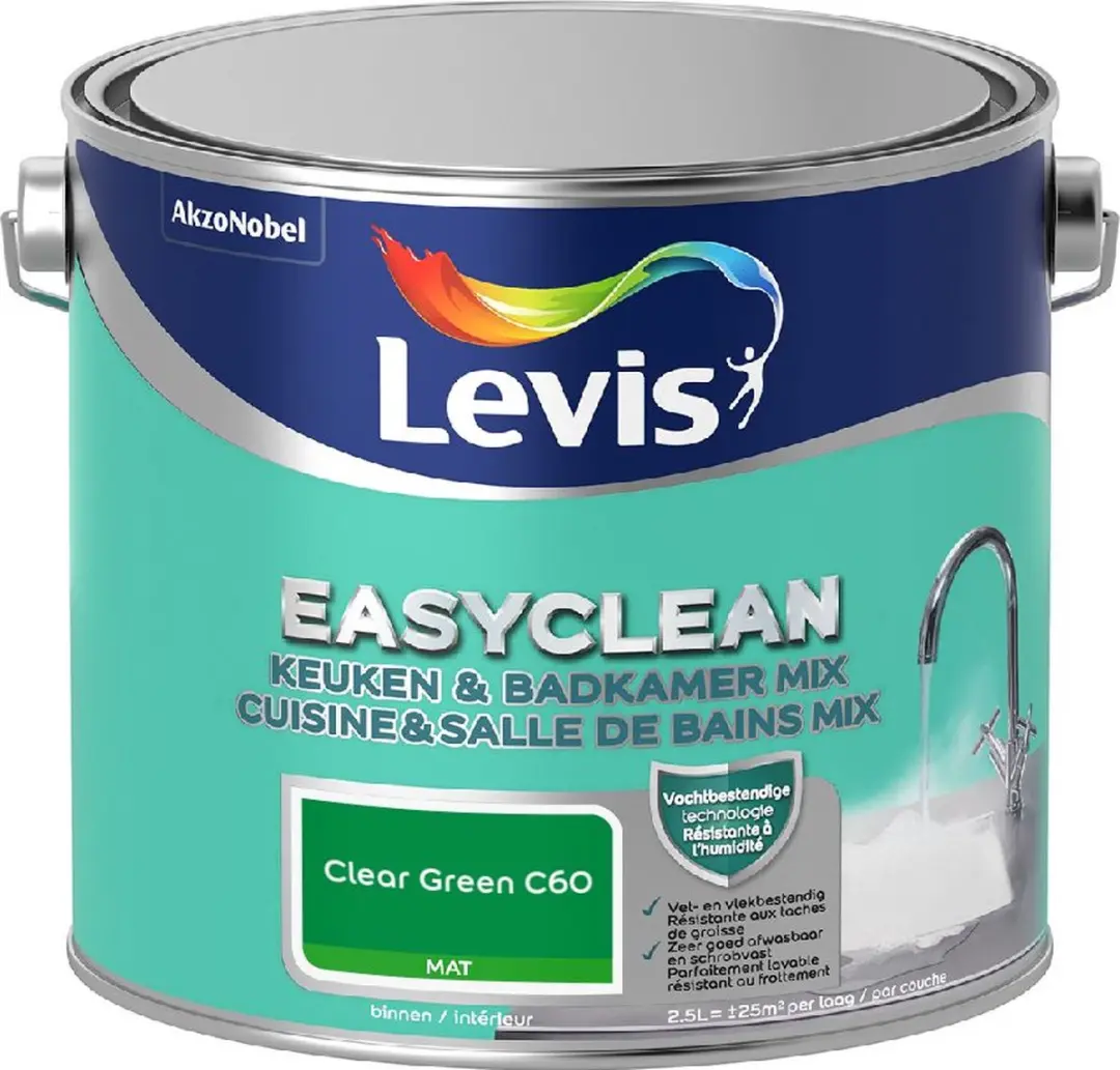 Levi's Easyclean Mengverf Clear Green C60