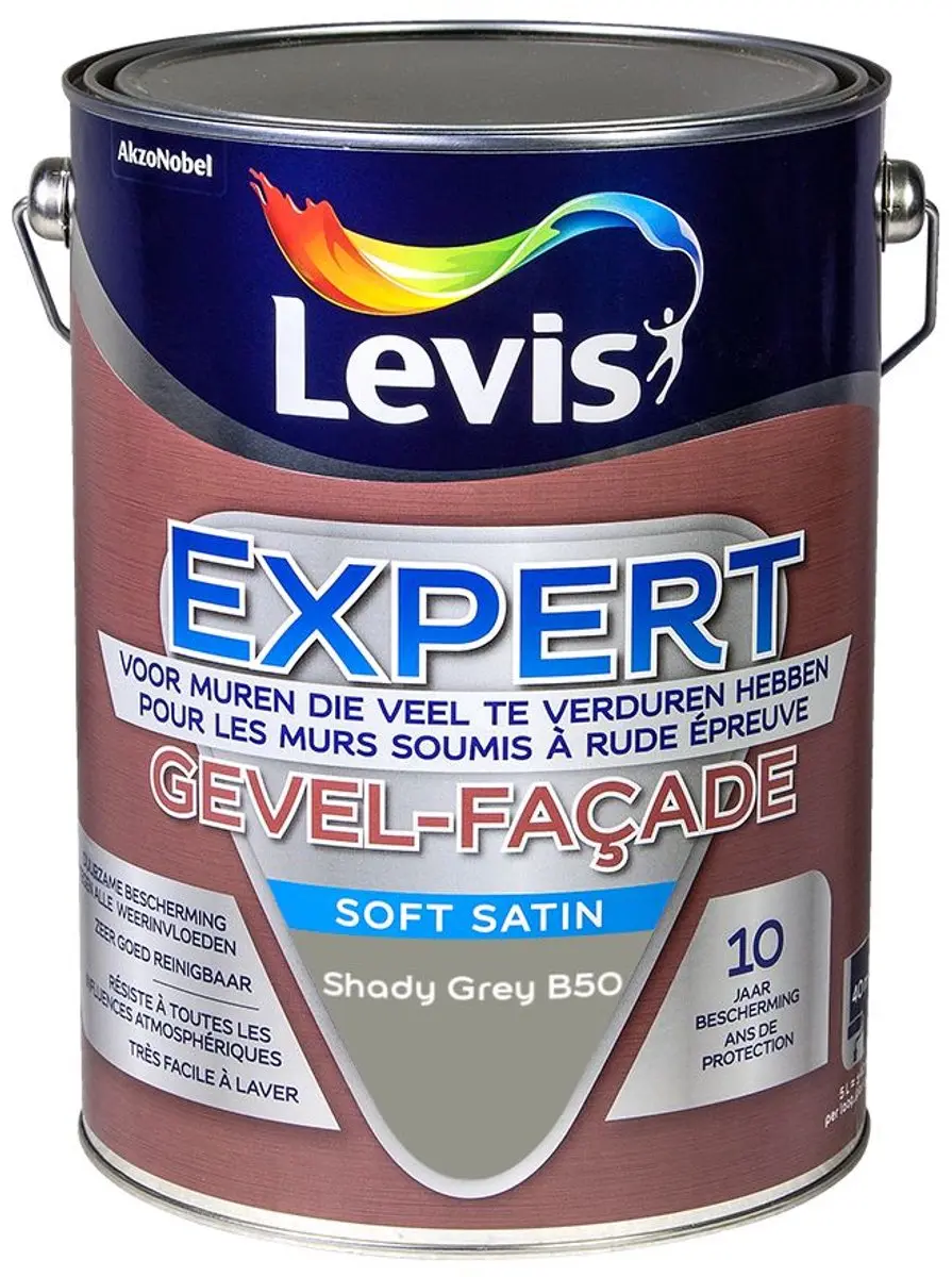 Levi's Expert Gevel Mix Shady Grey B50 Mengverf 5L