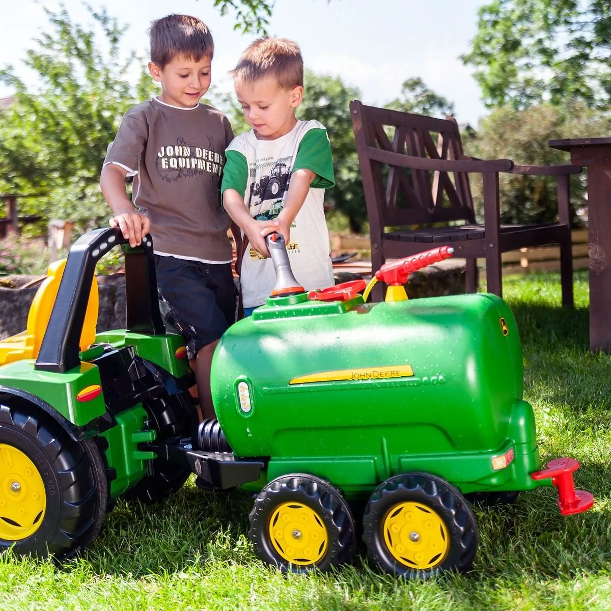 Rolly Toys rollyTanker John Deere Aanhanger - Groen