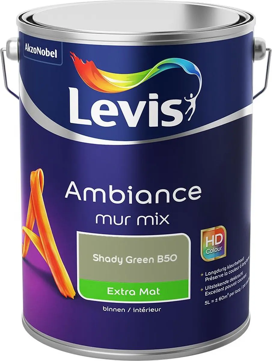 Levi's Ambiance Mur Extra Mat Mix Shady Green B50