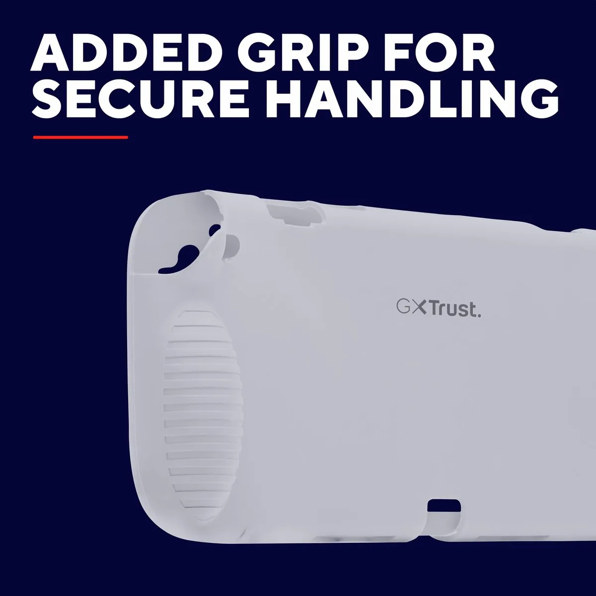 Trust GXT1253W GRIP – Switch 2 Grip – Beschermhoes – voor Console & Joy–Cons – voor Nintendo Switch – Wit