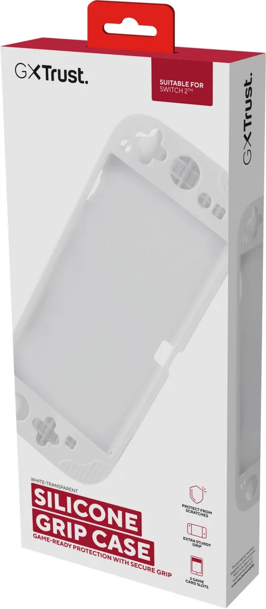 Trust GXT1253W Switch 2 Grip Beschermhoes - Nintendo Switch - Wit - afbeelding 6 van 6