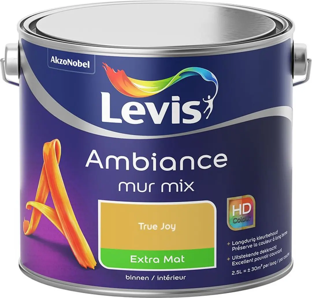 Levi's Ambiance Mur Extra Mat Mix Mengverf True Joy 2,5L