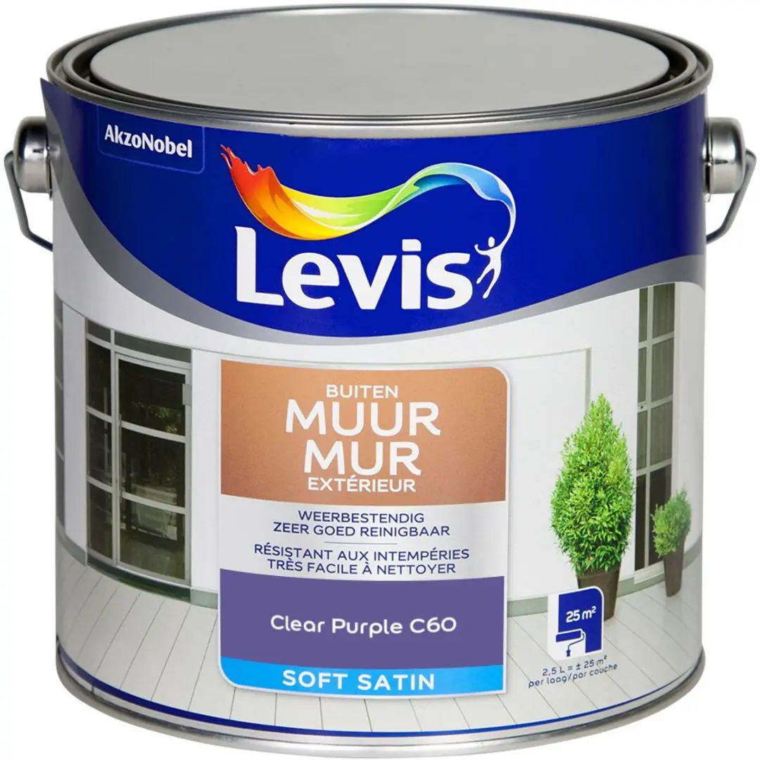 Levi's Muur Buiten Mix Clear Purple C60 Mengverf 2,5L