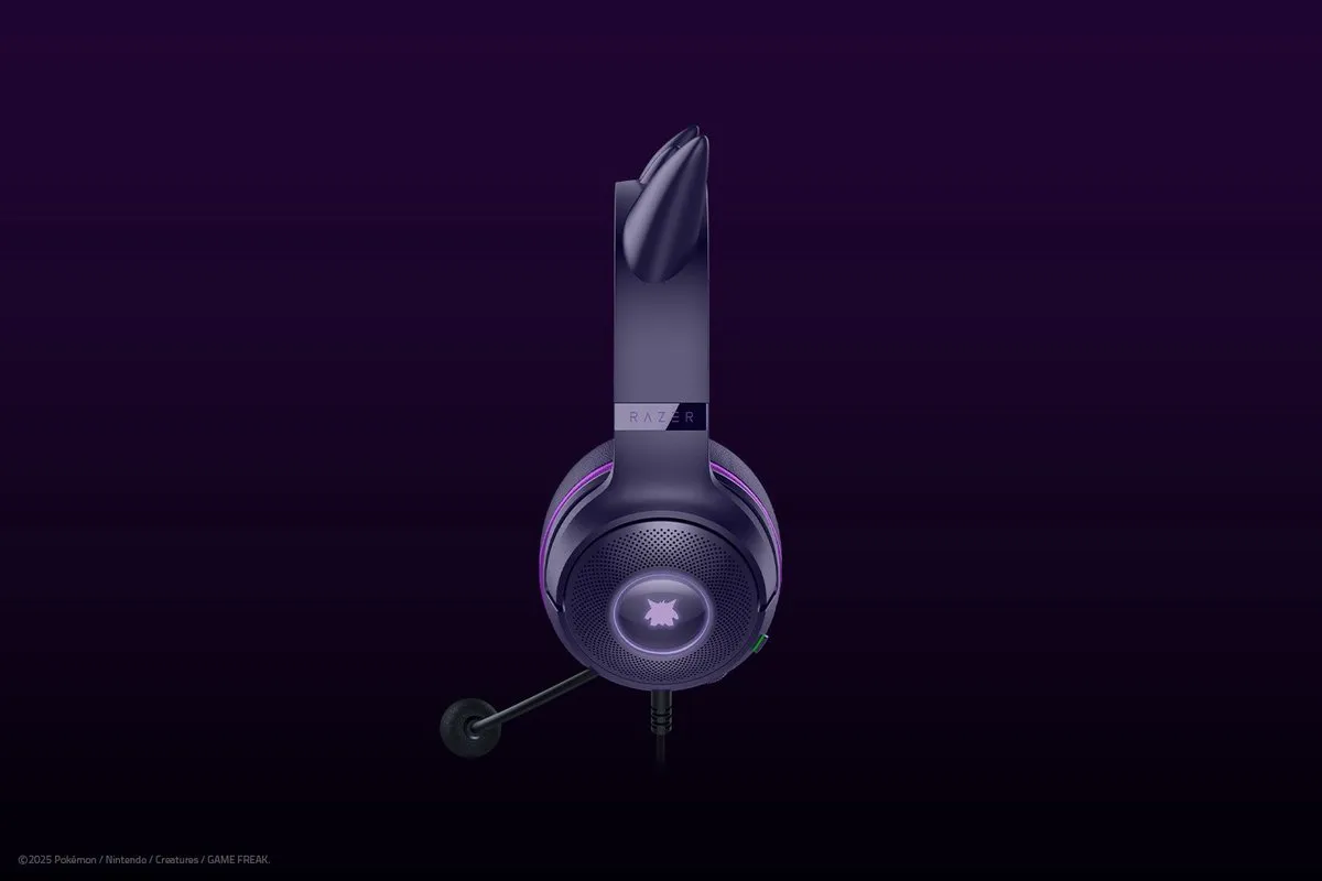 Razer Kraken Kitty V2 RZ04-04730300-R3M1 Gaming Headset - Gengar Edition - afbeelding 6 van 6