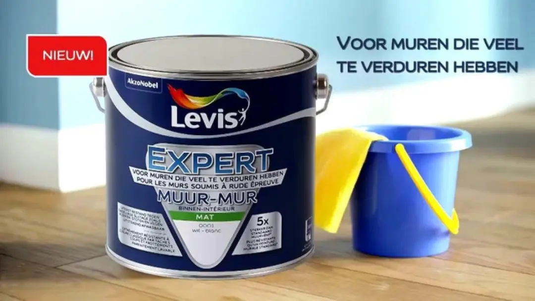 Levi's Expert Muurverf Brave Ground 10L - Wit