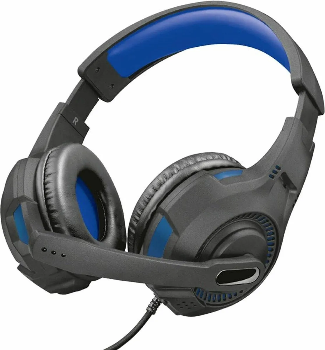 Trust GXT307B RAVU Headset PS4 - Zwart/Blauw
