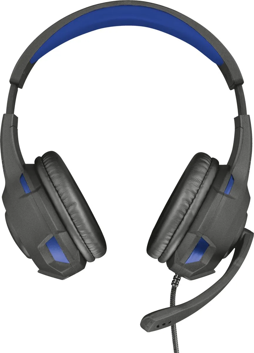 Trust GXT307B RAVU Headset PS4 - Zwart/Blauw