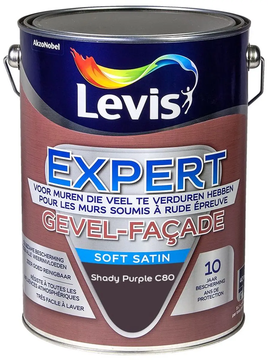 Levi's Expert Gevel Mix Shady Purple C80 Mengverf 5L