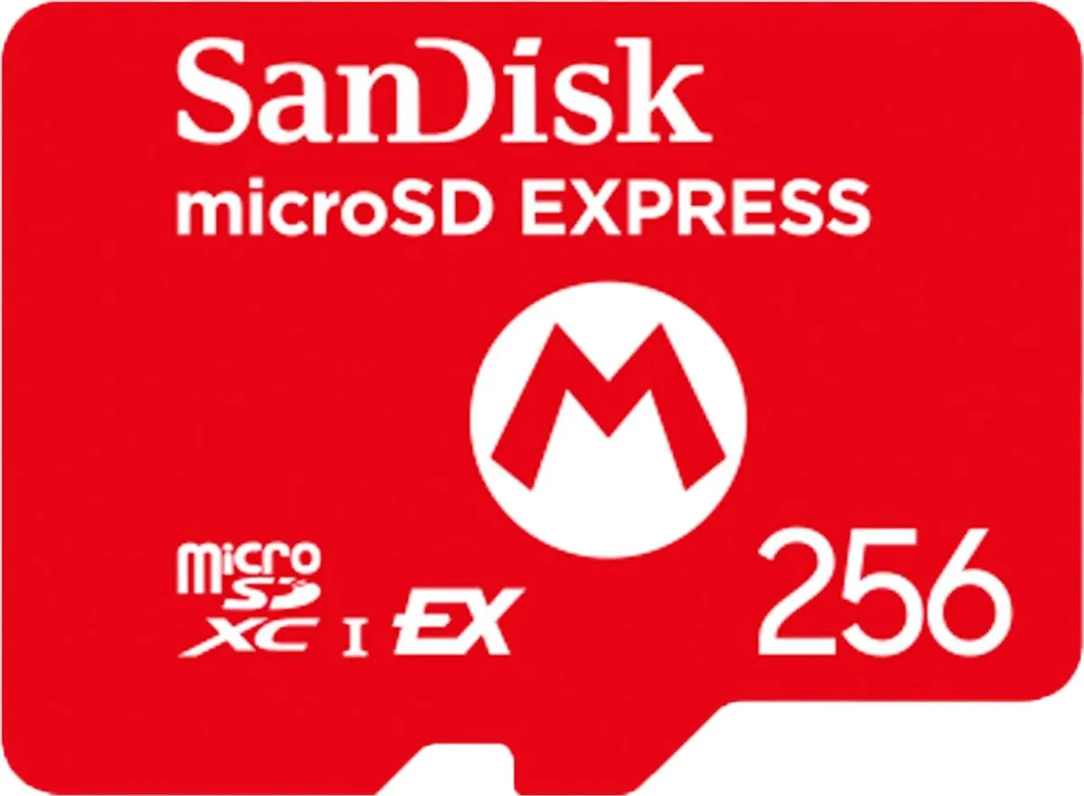 Nintendo Switch 2 SanDisk MicroSD 256GB